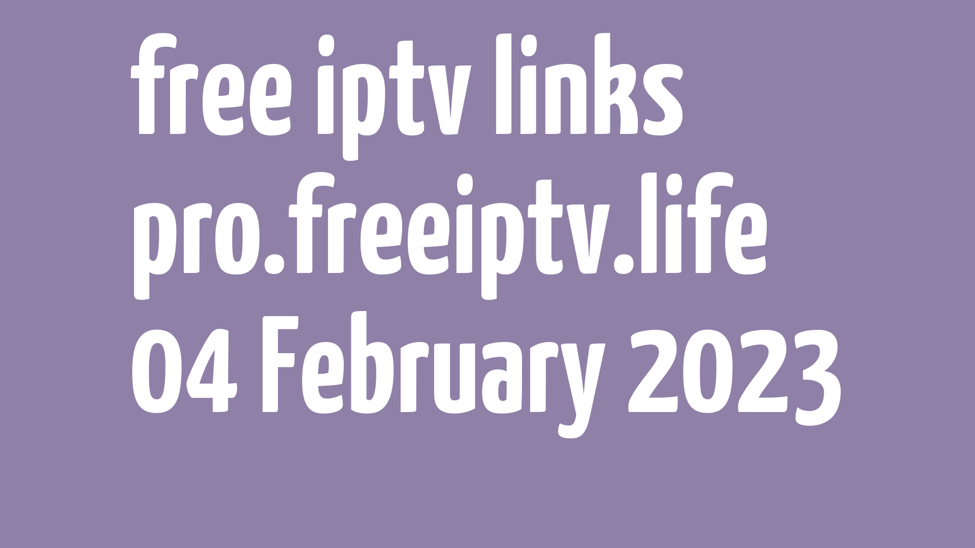 free iptv links 030223